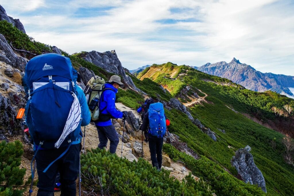 hiking in japan