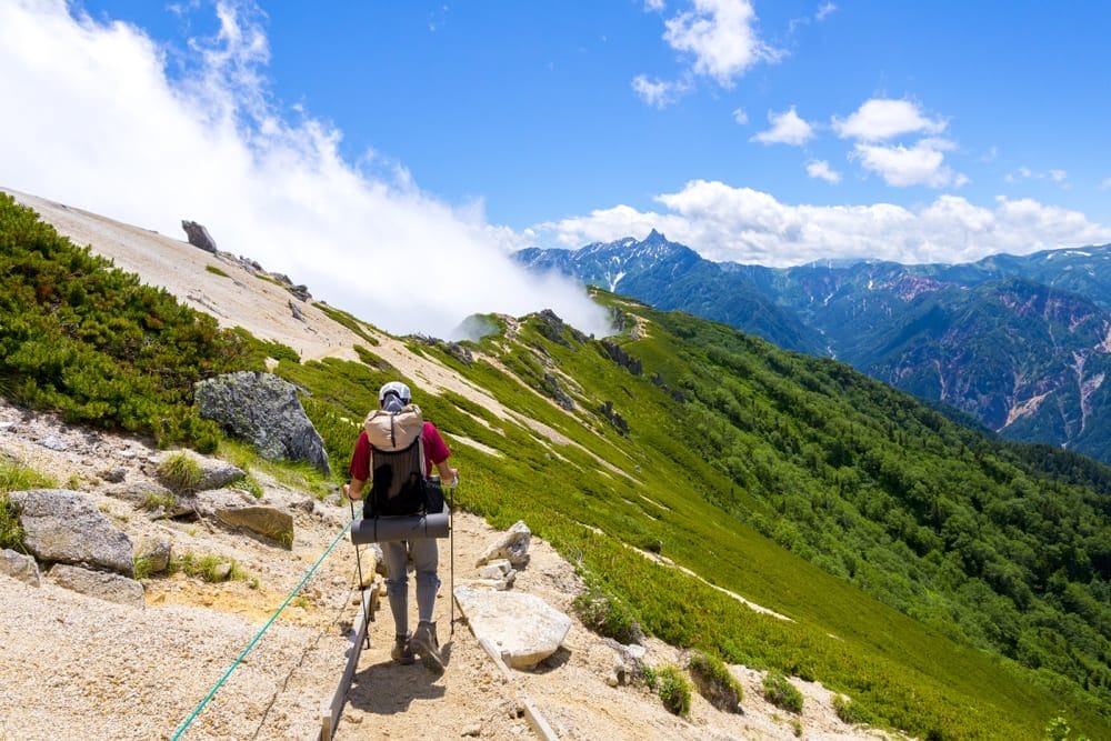 hiking in japan
