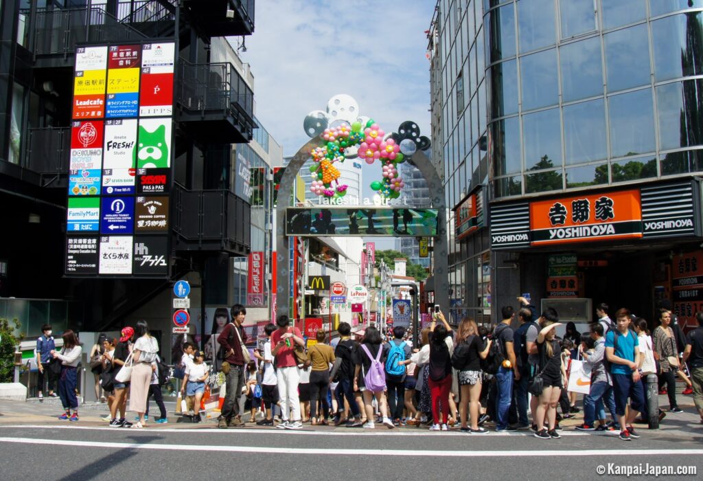 Takeshita Street in the Harajuku district