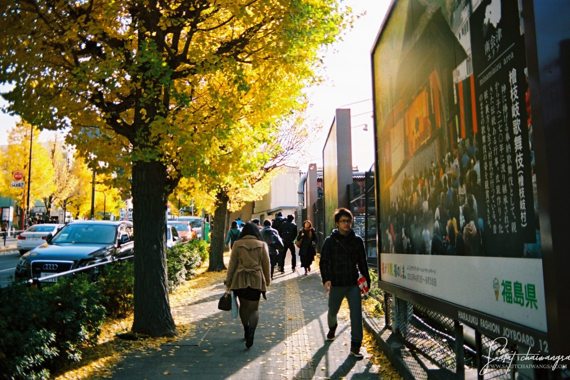 Takeshita street in autumn